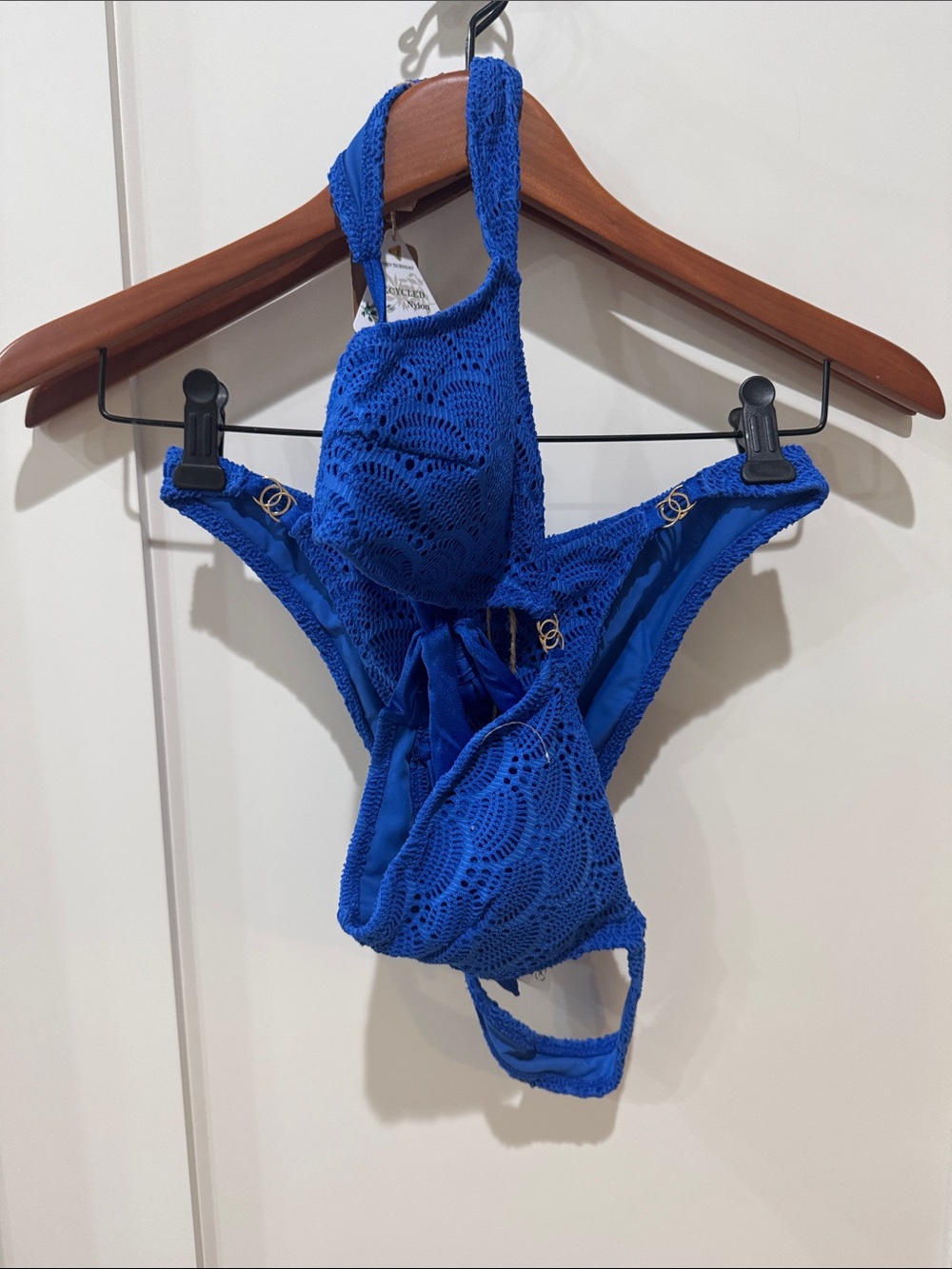 Berlook Crochet Bikini Set in Royal Blue
